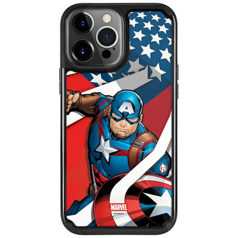 Marvel Captain America Action Pose iPhone Cases