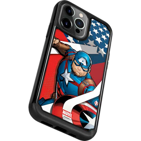 Marvel Captain America Action Pose iPhone 13 Pro Cargo Case