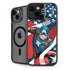 Marvel Captain America Action Pose iPhone 14 Plus Kickstand Case