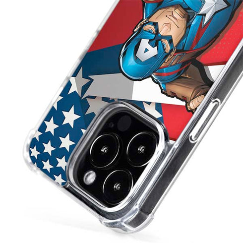 Marvel Captain America Action Pose iPhone 14 Pro Max MagSafe Case
