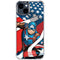 Marvel Captain America Action Pose iPhone 15 Plus Clear Case