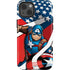 Marvel Captain America Action Pose iPhone 15 Plus Impact Case