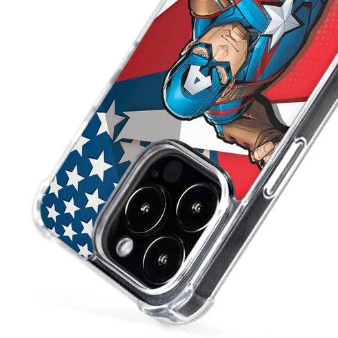 Marvel Captain America Action Pose iPhone 16 Pro Max MagSafe Case