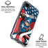 Marvel Captain America Action Pose iPhone 16e Clear Case