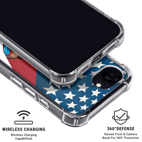 Marvel Captain America Action Pose iPhone 16e MagSafe Case