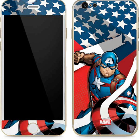 Marvel Captain America Action Pose iPhone 6/6s Skin