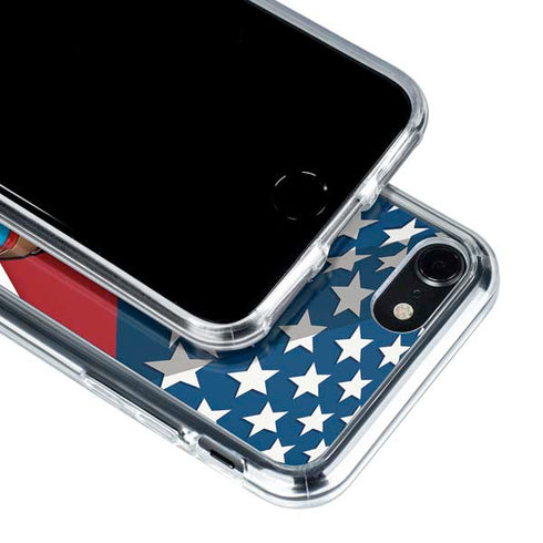 Marvel Captain America Action Pose iPhone SE (2nd & 3rd Gen) Clear Case
