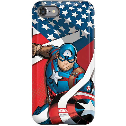 Marvel Captain America Action Pose iPhone SE (2nd & 3rd Gen) Pro Case