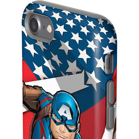 Marvel Captain America Action Pose iPhone SE (2nd & 3rd Gen) Pro Case