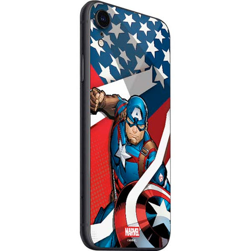 Marvel Captain America Action Pose iPhone SE (2nd & 3rd Gen) Skin