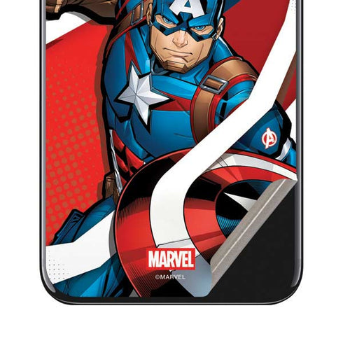 Marvel Captain America Action Pose iPhone SE (2nd & 3rd Gen) Skin
