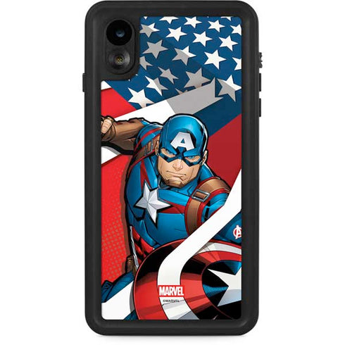 Marvel Captain America Action Pose iPhone Cases