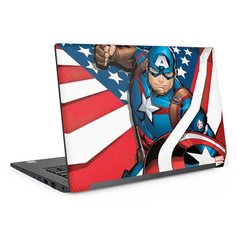 Marvel Captain America Action Pose Dell Latitude Skin