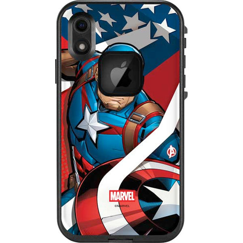 Marvel Captain America Action Pose LifeProof Fre iPhone Skin