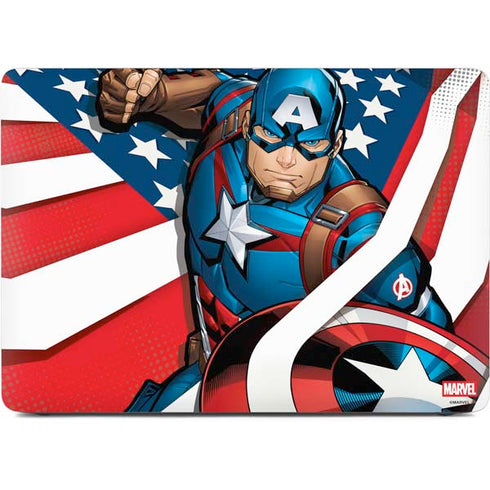 Marvel Captain America Action Pose Apple MacBook Air Skin