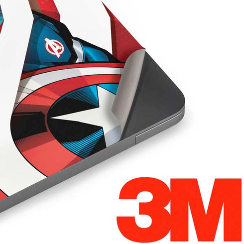 Marvel Captain America Action Pose Apple MacBook Air Skin