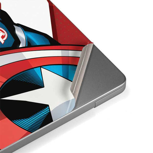 Marvel Captain America Action Pose MacBook Pro 14in (2021-24) Skin