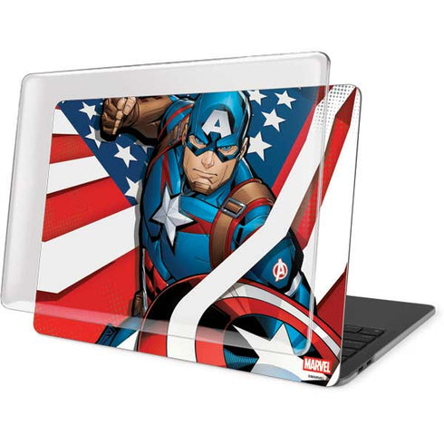 Marvel Captain America Action Pose MacBook Pro 16in (2019-20) Case plus Skin