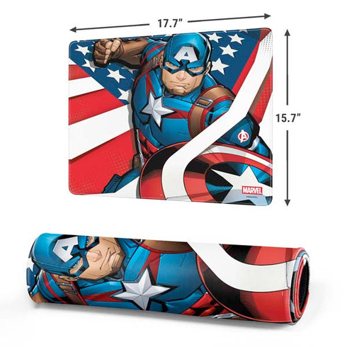 Marvel Captain America Action Pose Gaming Mouse Pad