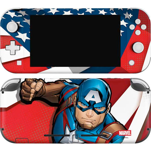Marvel Captain America Action Pose Nintendo Skins