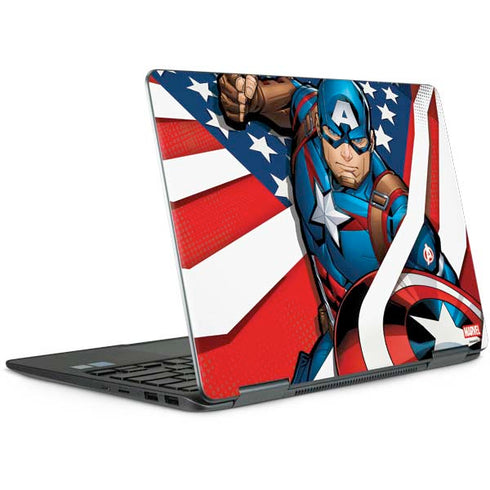 Marvel Captain America Action Pose Notebook 9 Pro 13in (2017) Skin