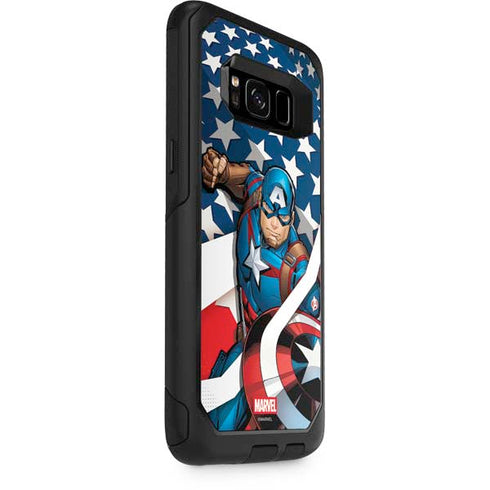 Marvel Captain America Action Pose Otterbox Commuter Galaxy Skin