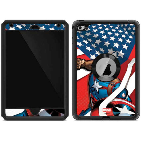Marvel Captain America Action Pose Otterbox Defender iPad Skin