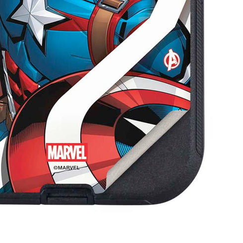 Marvel Captain America Action Pose Otterbox Defender iPhone Skin