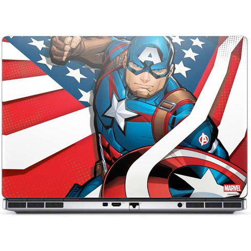 Marvel Captain America Action Pose Dell Precision Skin