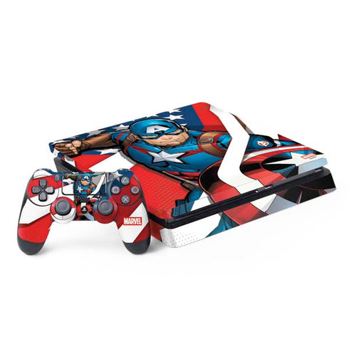 Marvel Captain America Action Pose PS4 Slim Bundle Skin