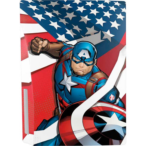 Marvel Captain America Action Pose PS5 Bundle Skin