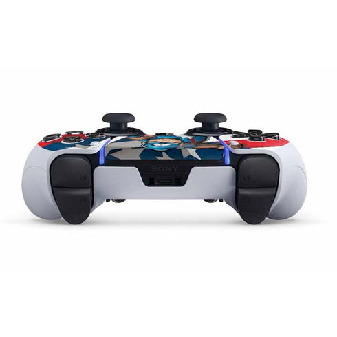 Marvel Captain America Action Pose PS5 DualSense Edge Pro Controller Skin