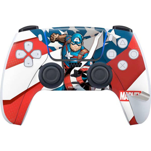 Marvel Captain America Action Pose PS5 Pro Disk Bundle Skin