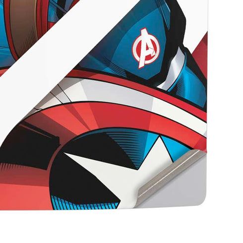Marvel Captain America Action Pose PS5 Pro Disk Console Skin
