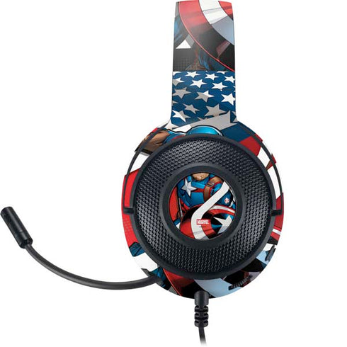 Marvel Captain America Action Pose Razer Kraken X Skin