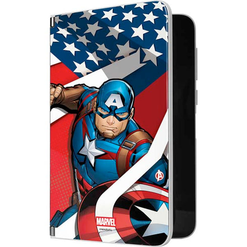 Marvel Captain America Action Pose Surface Duo Skin