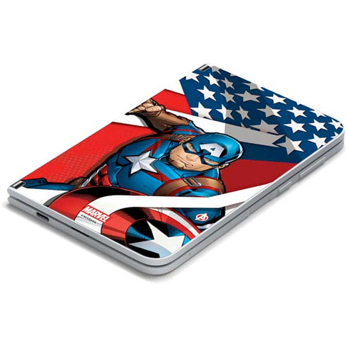 Marvel Captain America Action Pose Surface Duo Skin
