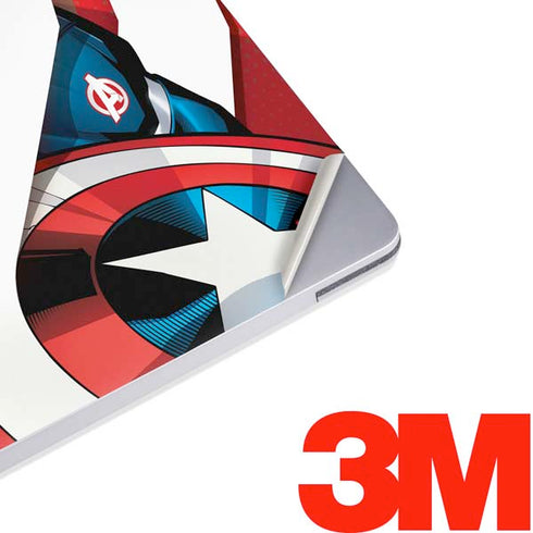 Marvel Captain America Action Pose Surface Laptop 3 13.5in Skin