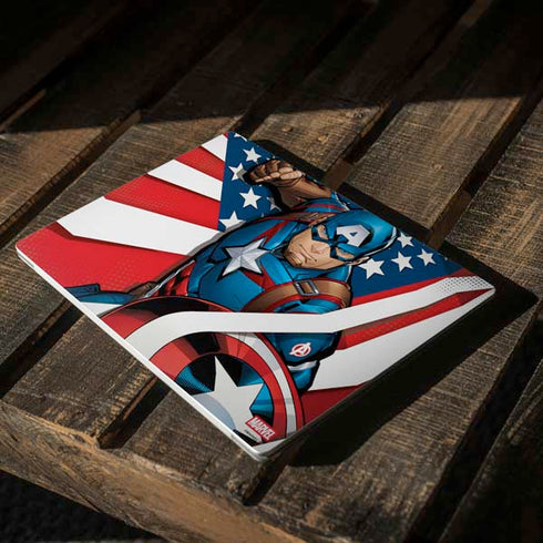 Marvel Captain America Action Pose Surface Laptop 3 13.5in Skin