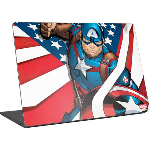 Marvel Captain America Action Pose Surface Laptop 4 15in Skin