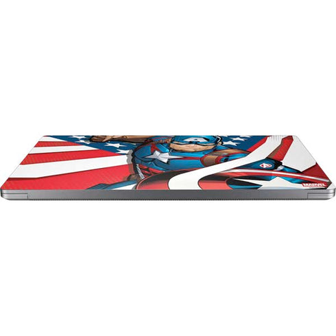 Marvel Captain America Action Pose Surface Laptop 4 15in Skin