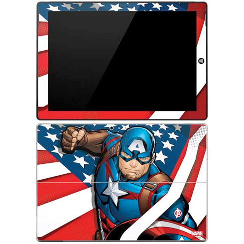 Marvel Captain America Action Pose Surface Pro 3 Skin