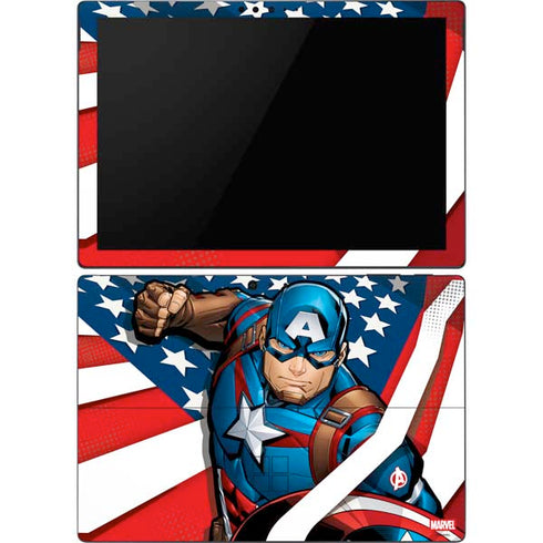 Marvel Captain America Action Pose Surface Pro 6 Skin