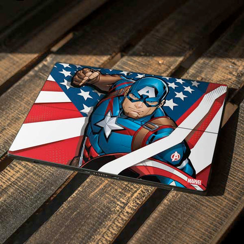 Marvel Captain America Action Pose Surface Pro 7 Skin