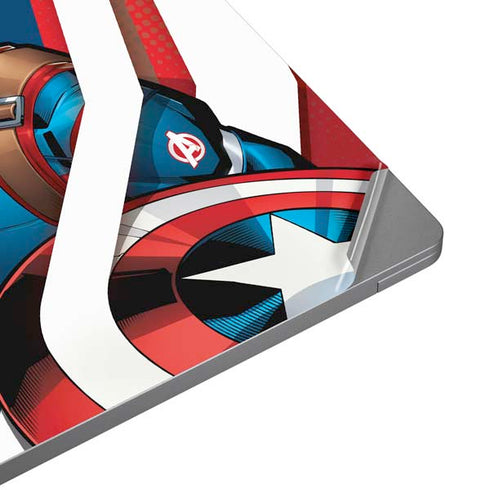 Marvel Captain America Action Pose Universal Laptop 15in (12.2 x 8.8in) Skin