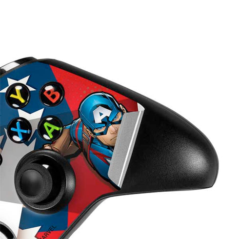 Marvel Captain America Action Pose Xbox One S All-Digital Edition Bundle Skin