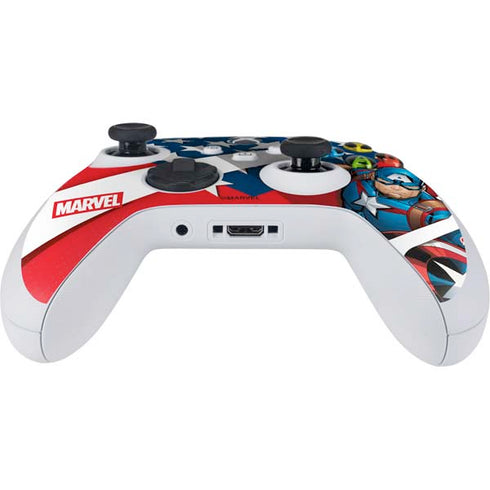 Marvel Captain America Action Pose Xbox Series S Controller Skin