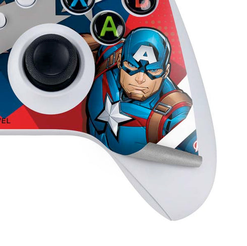 Marvel Captain America Action Pose Xbox Series S Controller Skin