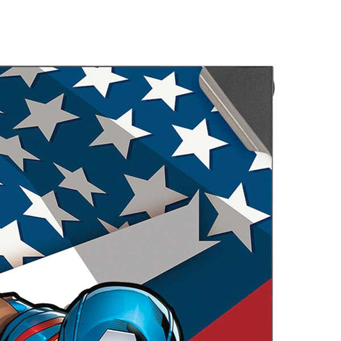 Marvel Captain America Action Pose XBox Series X Digital Edition Console Skin