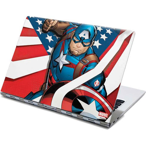Marvel Captain America Action Pose Yoga 910 2-in-1 14in Touch-Screen Skin